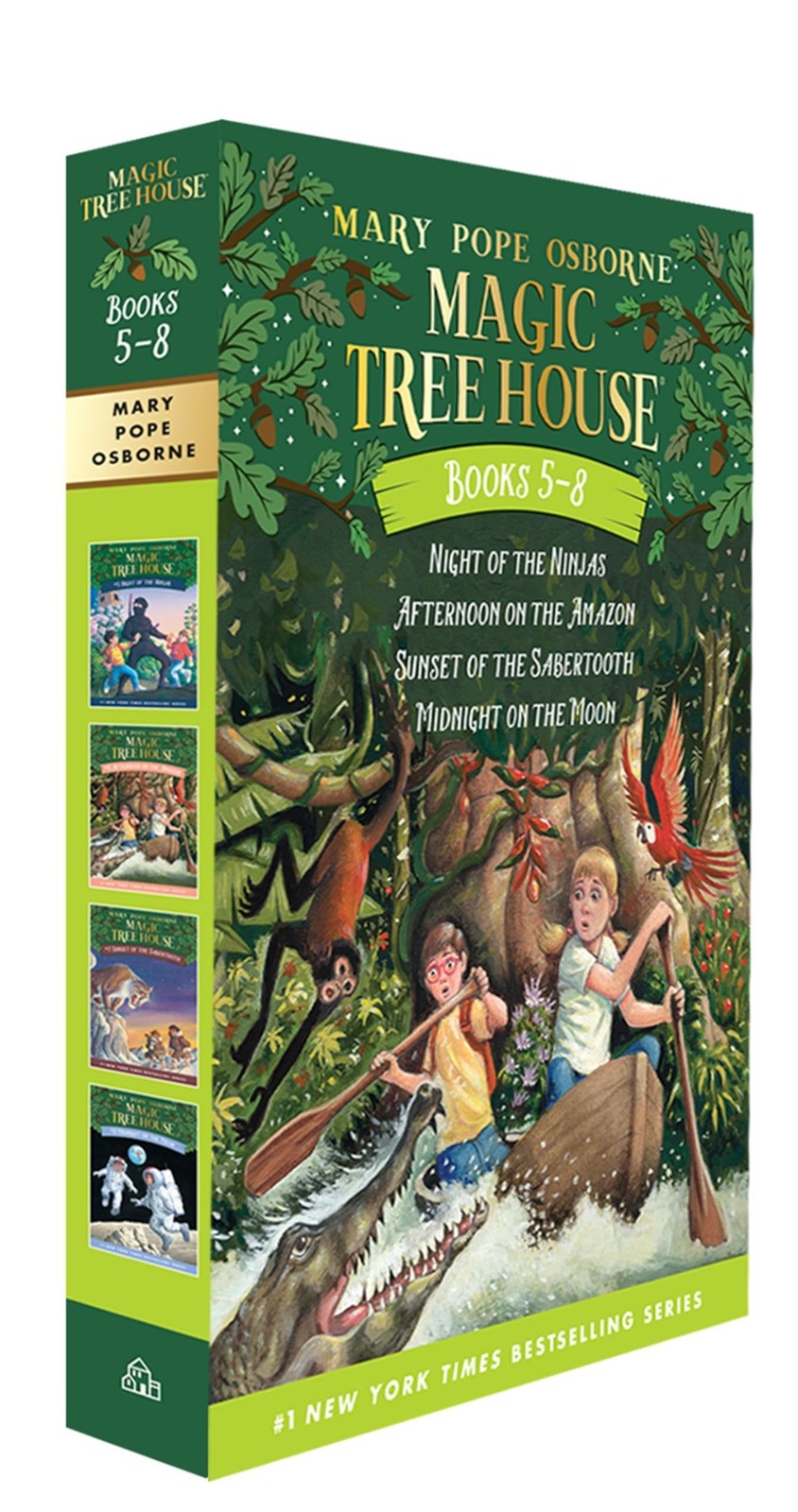 Magic Tree House Books 5-8 Boxed Set: Night of the Ninjas; Afternoon on the …