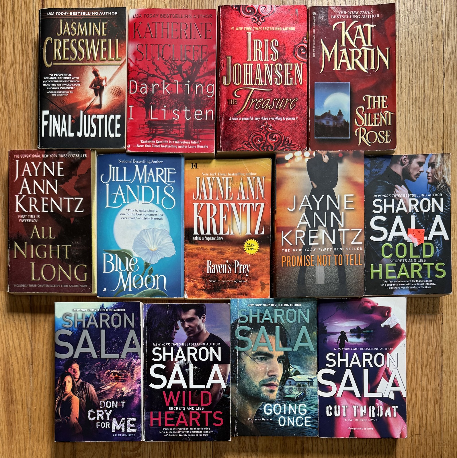 Lot 13 Romantic Thriller Sharon Sala Jayne Ann Krentz Kat Martin
