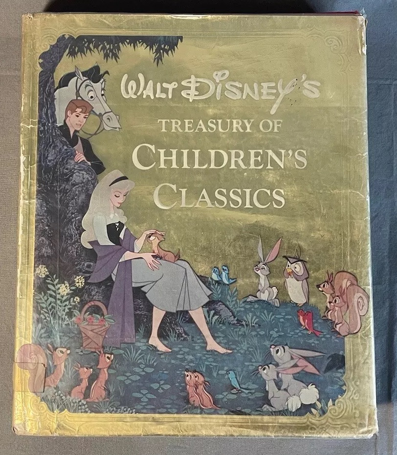 Vintage Walt Disney’s Treasury of Children’s Classics Abrams 1978 Red Hardcover
