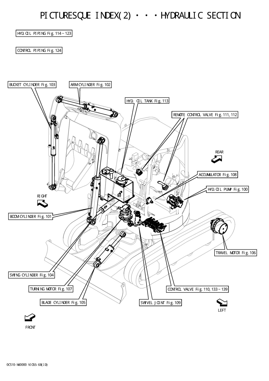 YANMAR ViO55-6B Excavator Parts Catalog Manual – STEEL WIRE BOUND – TOUGH COVERS