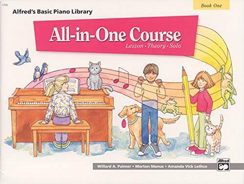All-in-One Course for Children: Lesson, Theory, Solo, Book 1 (Alfred’s Ba – GOOD