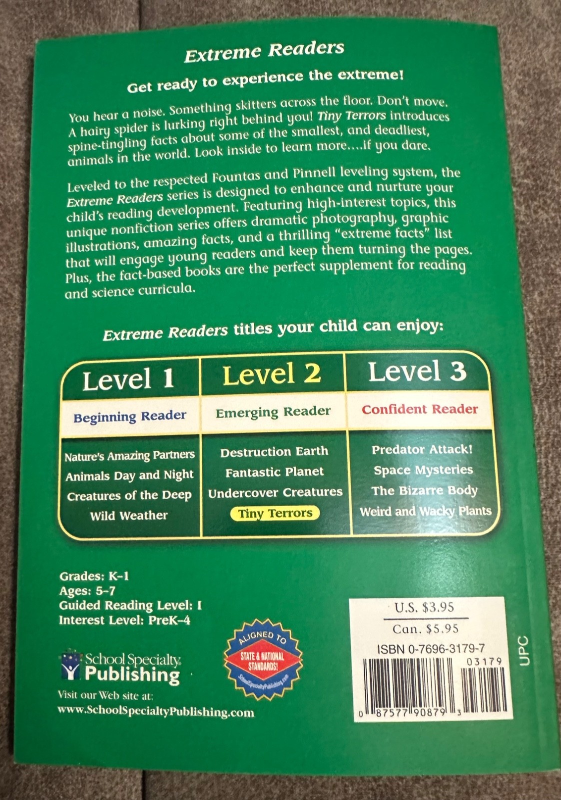 2 Nonfiction Books from Extreme Readers Series Written by Katharine Kenah