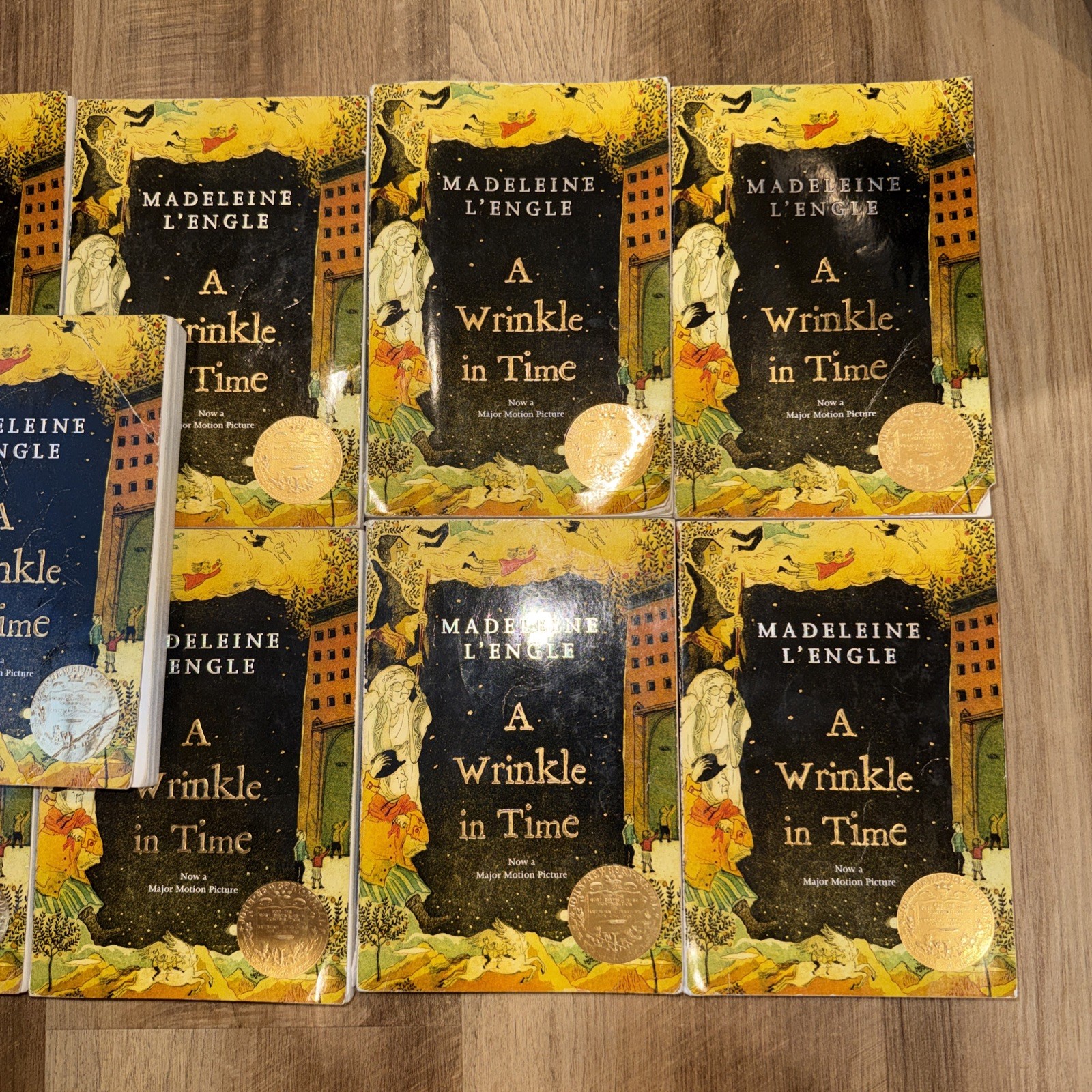 Lot of 6 A Wrinkle in Time (Time Quintet) – Paperback By Madeleine L’Engle -GOOD