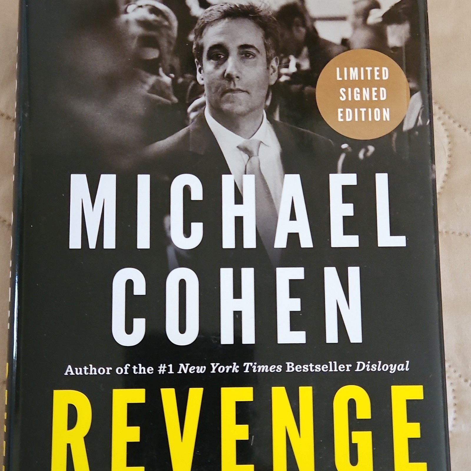 Michael Cohen Revenge Hardcover Book Signed Limited Edition Political Nonfiction