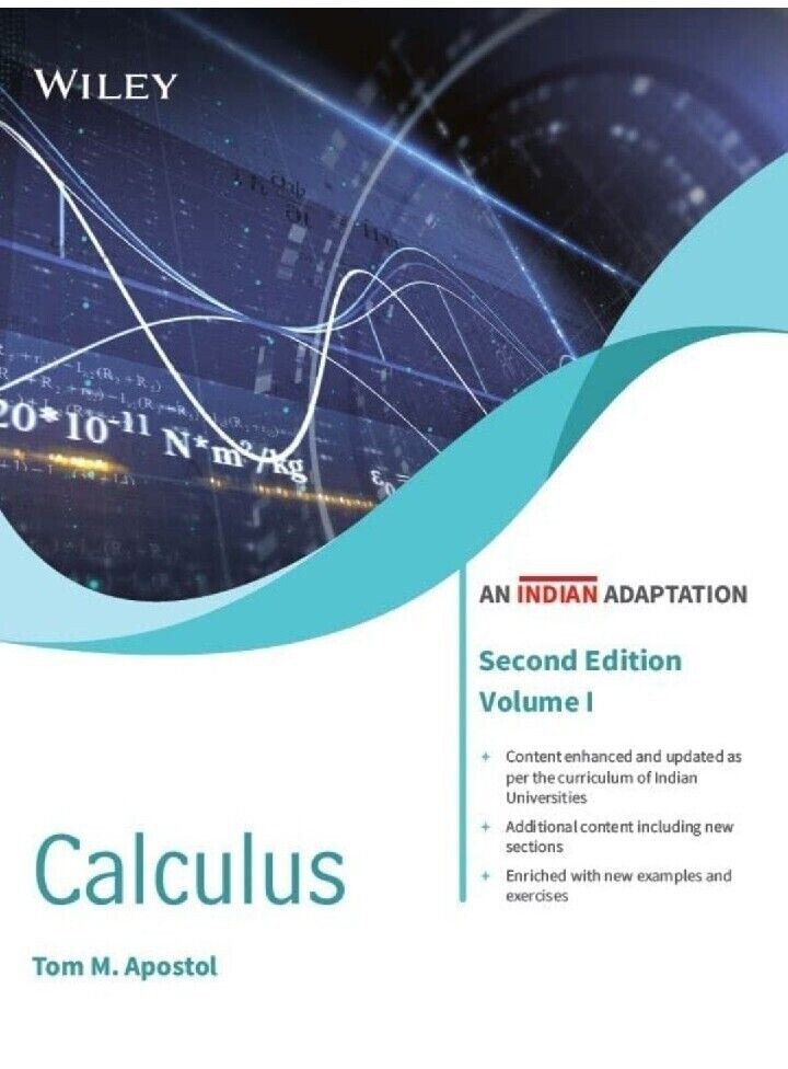 Calculus, Volume 1 by Tom M. Apostol, 2ND INTERNATIONAL EDITION – Brand New, Har
