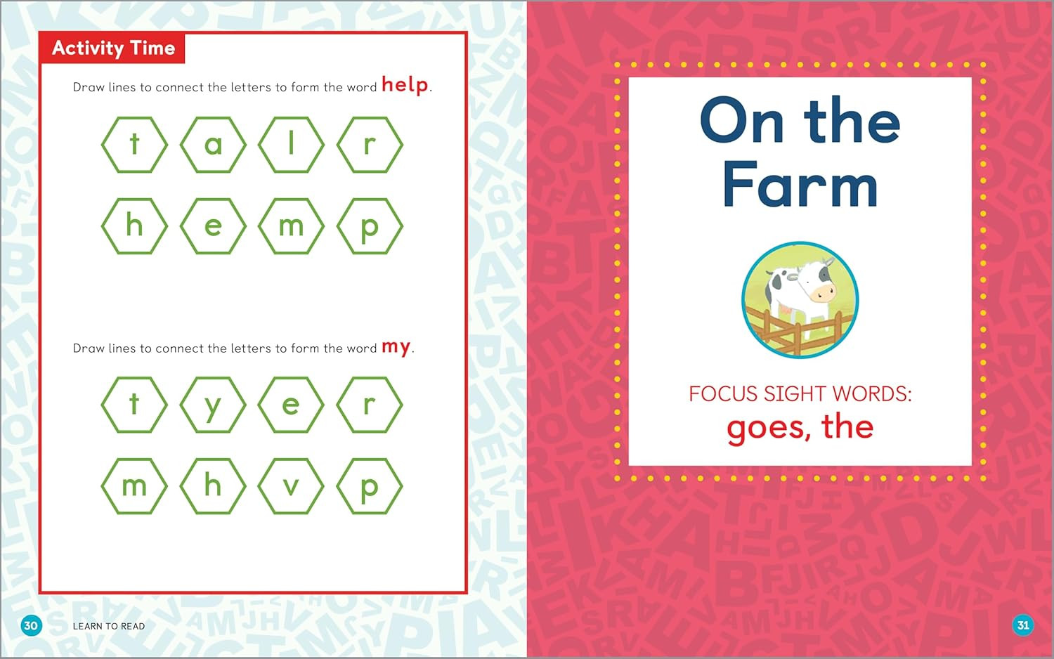 Learn to Read: Sight Words Storybook: 25 Simple Stories & Activities for Beginne