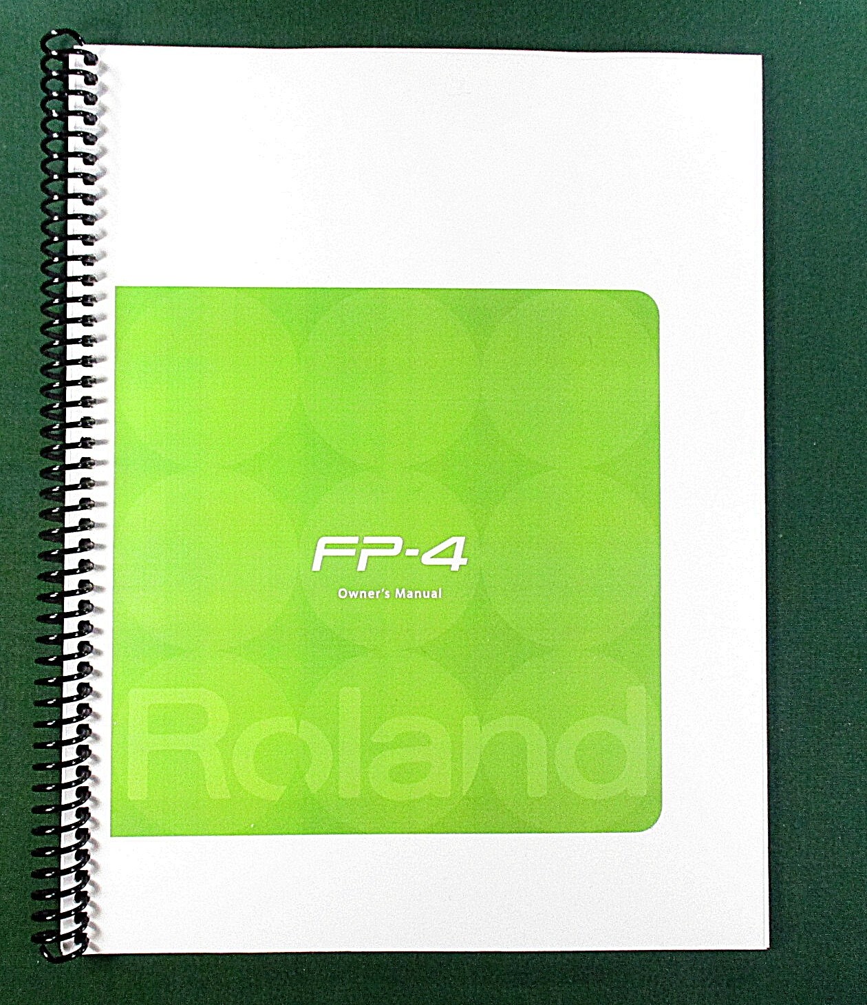 Roland FP-4 Owner’s Instruction Manual: 140 Pages & Protective Covers!