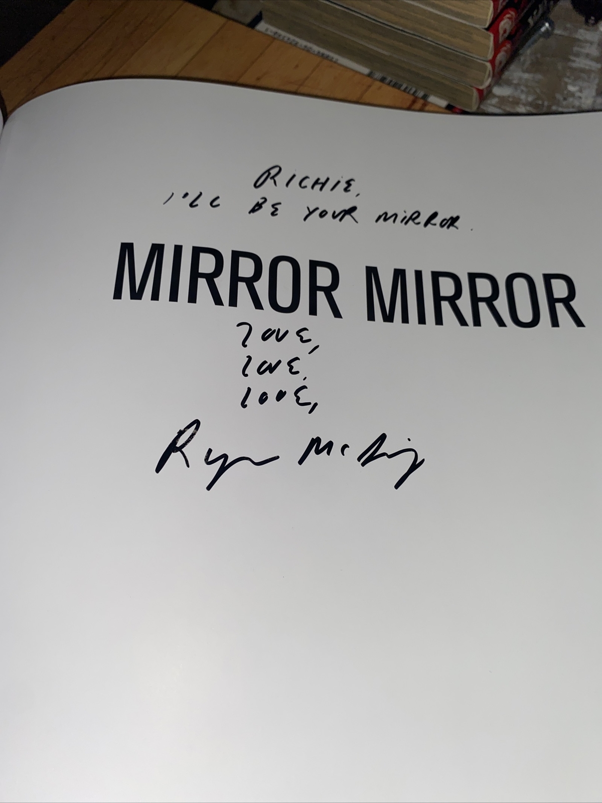 Ryan McGinley: Mirror Mirror by Ryan McGinley (English) Hardcover Book Signed