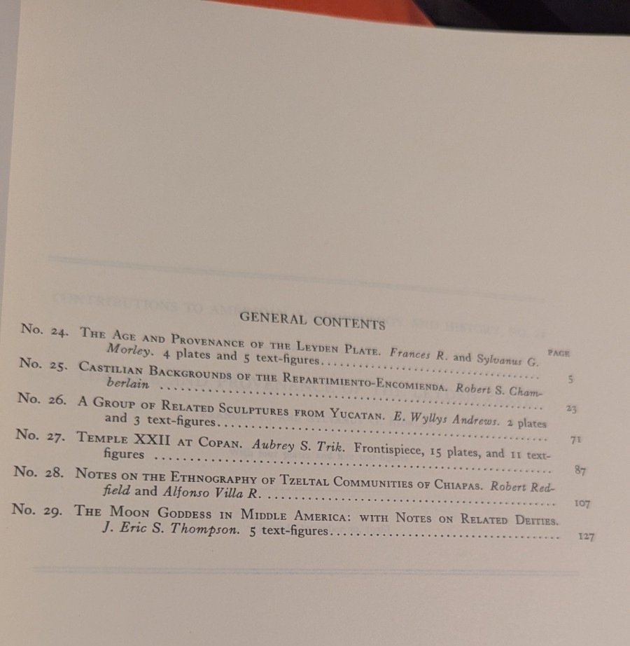 10 Vols Contributions 2 American Anthropology & History; CARNEGIE Institution Wa
