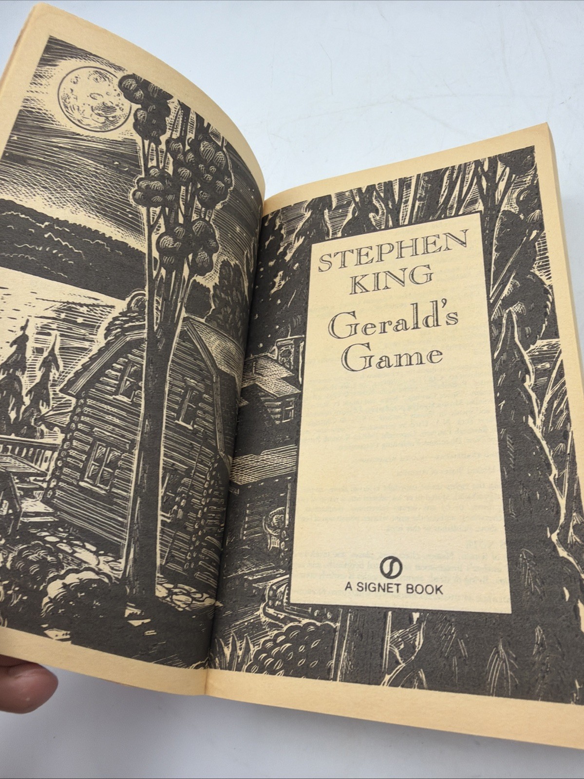 Gerald’s Game Stephen King PB (1993) 1st Signet Printing