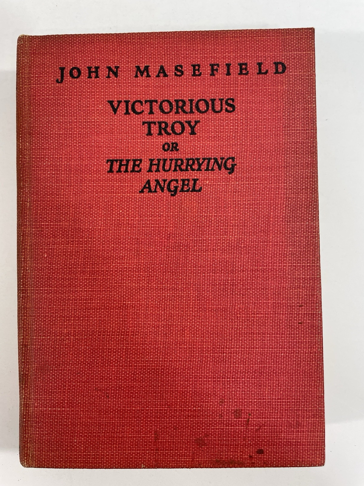 John Masefield VICTORIOUS TROY Macmillan Company 1935 HC