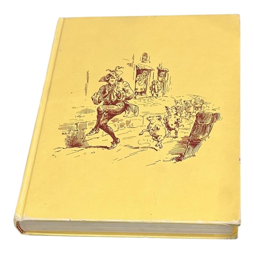 Vintage Mother Goose Nursery Rhymes Mother Goose Chancellor Press HC Yellow 1987