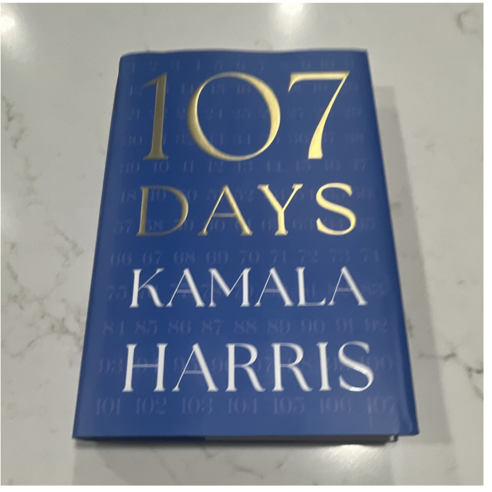Kamala Harris 107 Days Hardcover 2025 Simon & Schuster Memoir w/ Dust Jacket