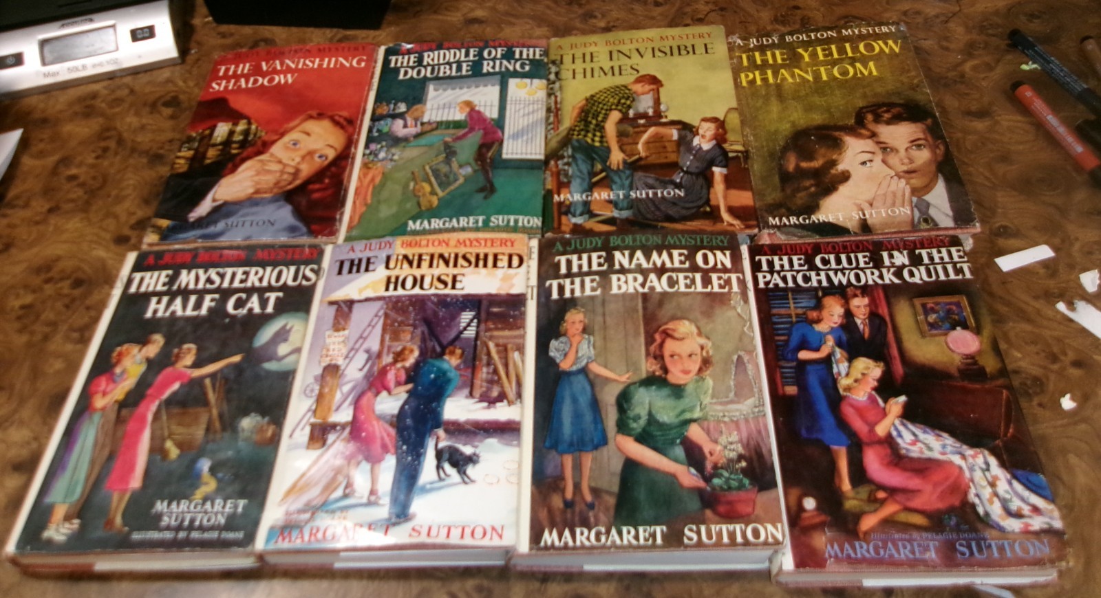 Lot of 8 Vintage Hardcover Judy Bolton Mystery Books Margaret Sutton