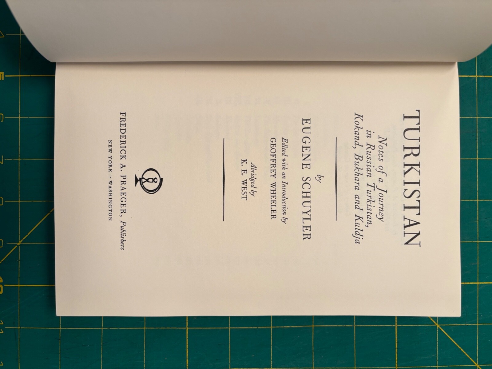 TURKISTAN by Eugene Schuyler / Travellers & Explorers Central Asia Aral Delta