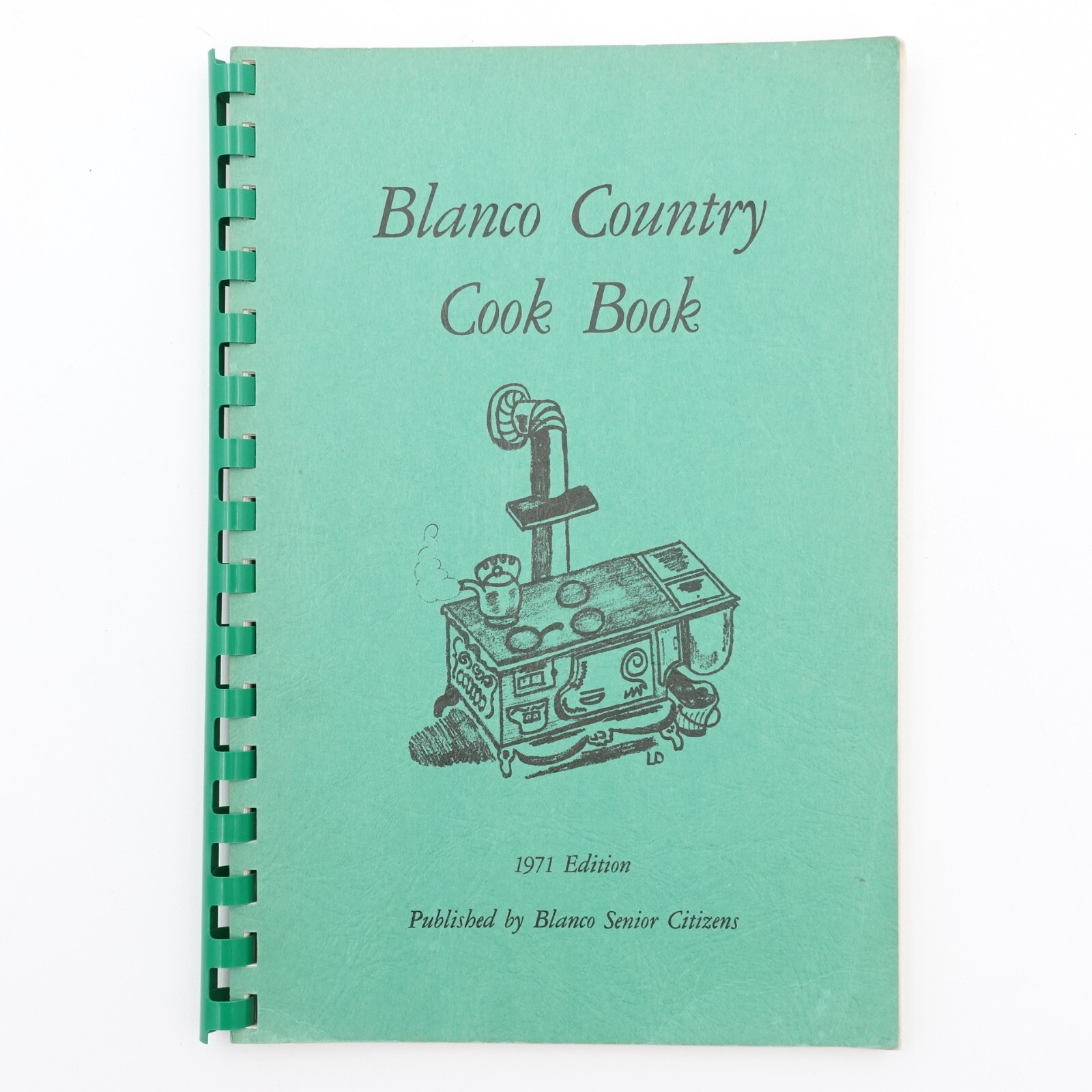 Blanco Country Cook Book Texas 1971 Edition 112 pages GBC Paperback