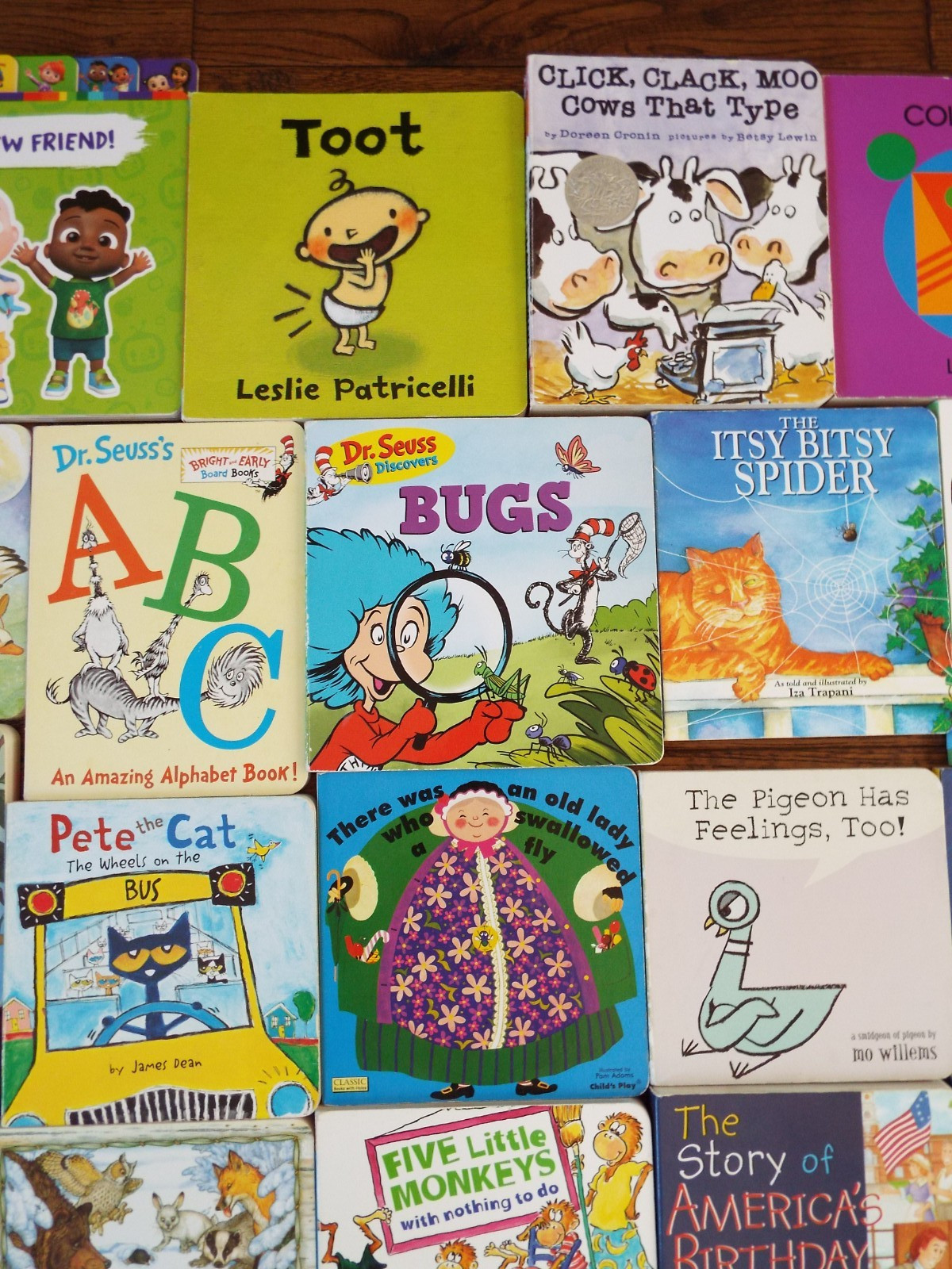 Lot 30 Board Baby Toddler Books Popular Titles Authors Jan Brett Seuss I Spy
