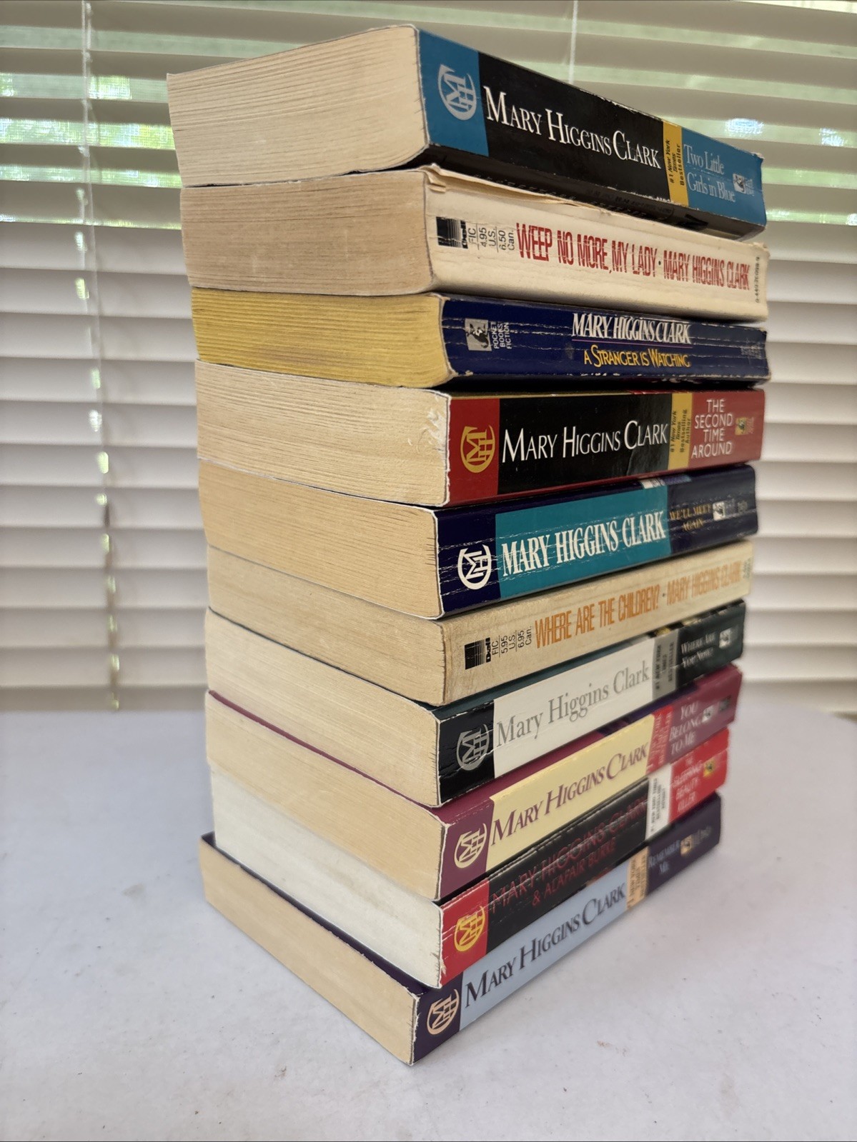 Lot of 10 – Mary Higgins Clark – Mystery – Paperback – Free Shipping
