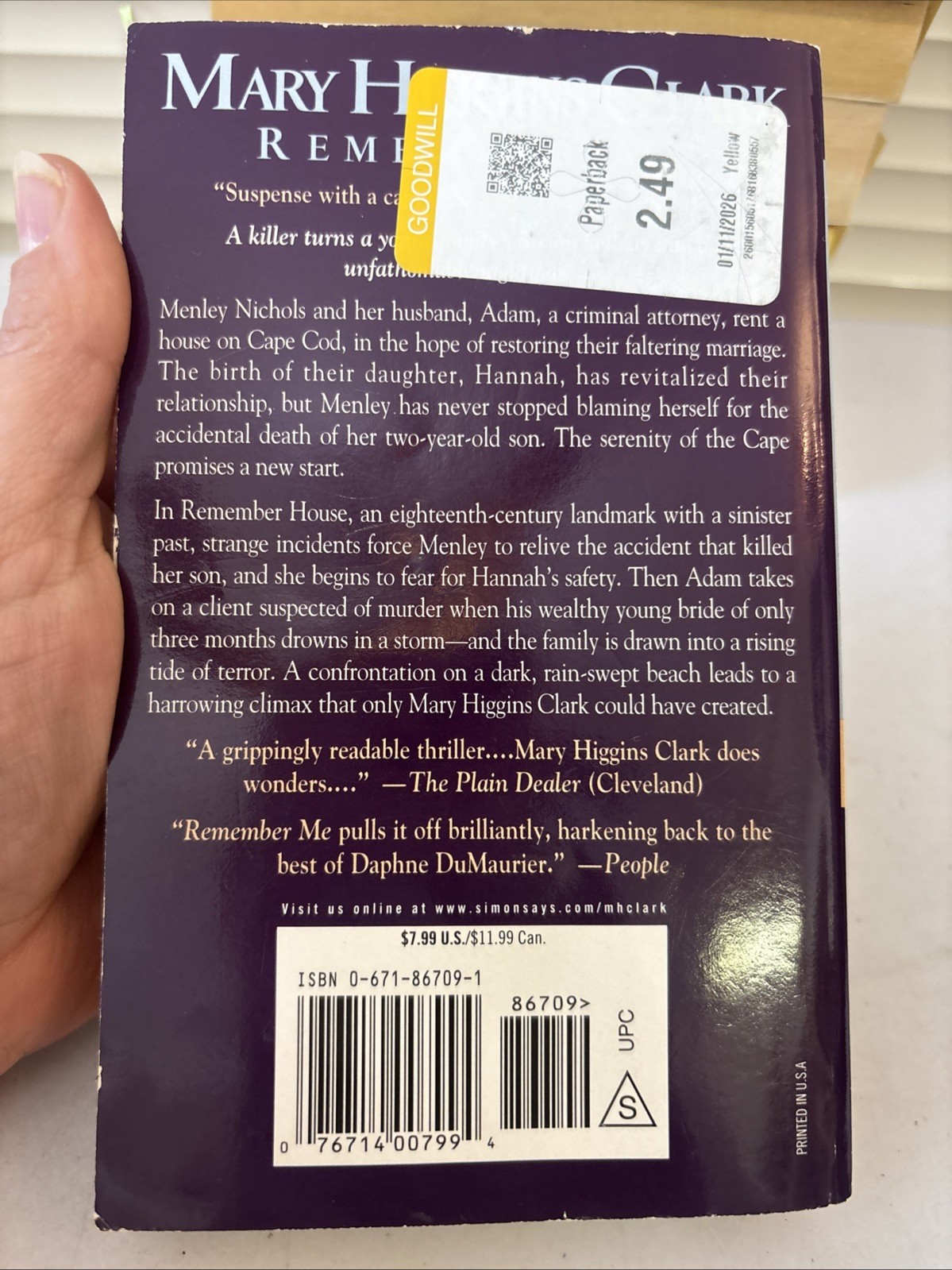 Lot of 10 – Mary Higgins Clark – Mystery – Paperback – Free Shipping
