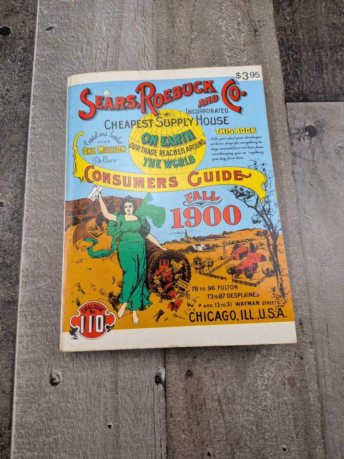 Fall 1900 Catalogue SEARS ROEBUCK & CO. Consumers Guide No 110, Vintage 1970