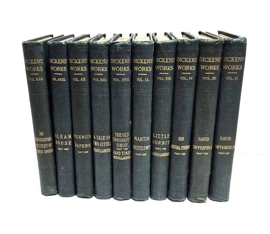 10 Works of Charles Dickens Peter Fenelon Collier Early 1900’s David Copperfield
