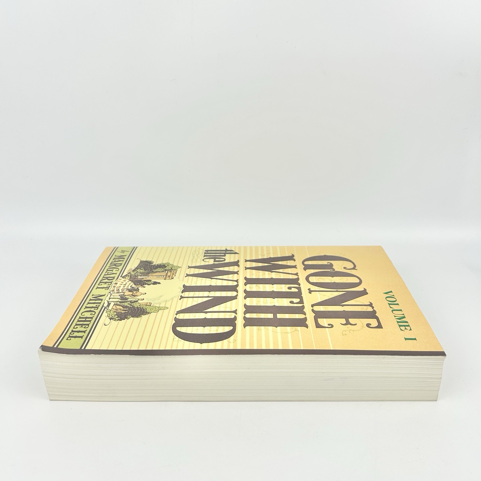 Rare Gone With The Wind Volume 1 & 2 Mitchell GK Hall Large Print Paperbacks