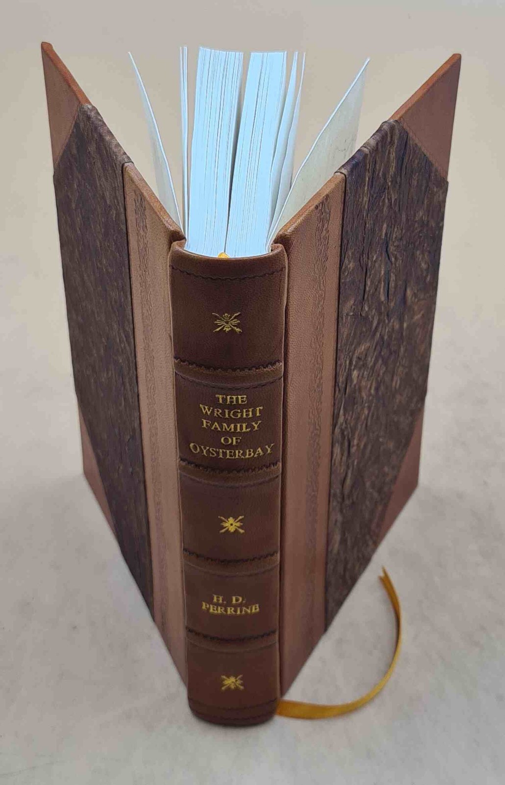 The Wright family of Oysterbay, L.I. with the ancestry of and de [Leather Bound]