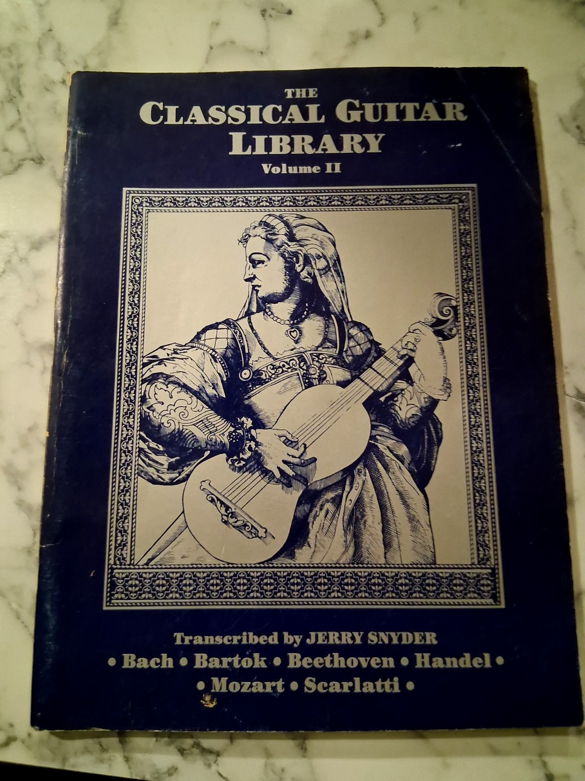 1992 The Classical Guitar Library, Vol 2 by Jerry Snyder Sheet Music