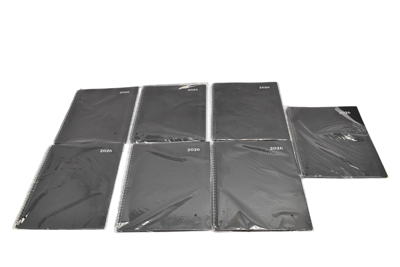 Monthly Planner 2026 Ring Wire Bound Black Planner Made In China Lot Of 7