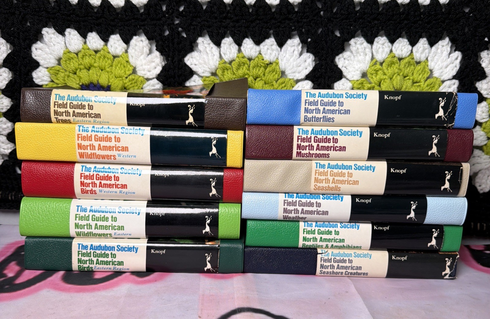 Vintage National Audubon Society Field Guide Lot 11 Books-(8 1st Editions)
