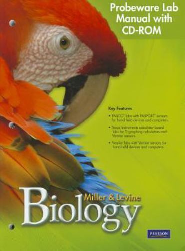 MILLER LEVINE BIOLOGY 2010 PROBEWARE LABORATORY MANUAL WITH CD-ROM GRADE9/10 (..