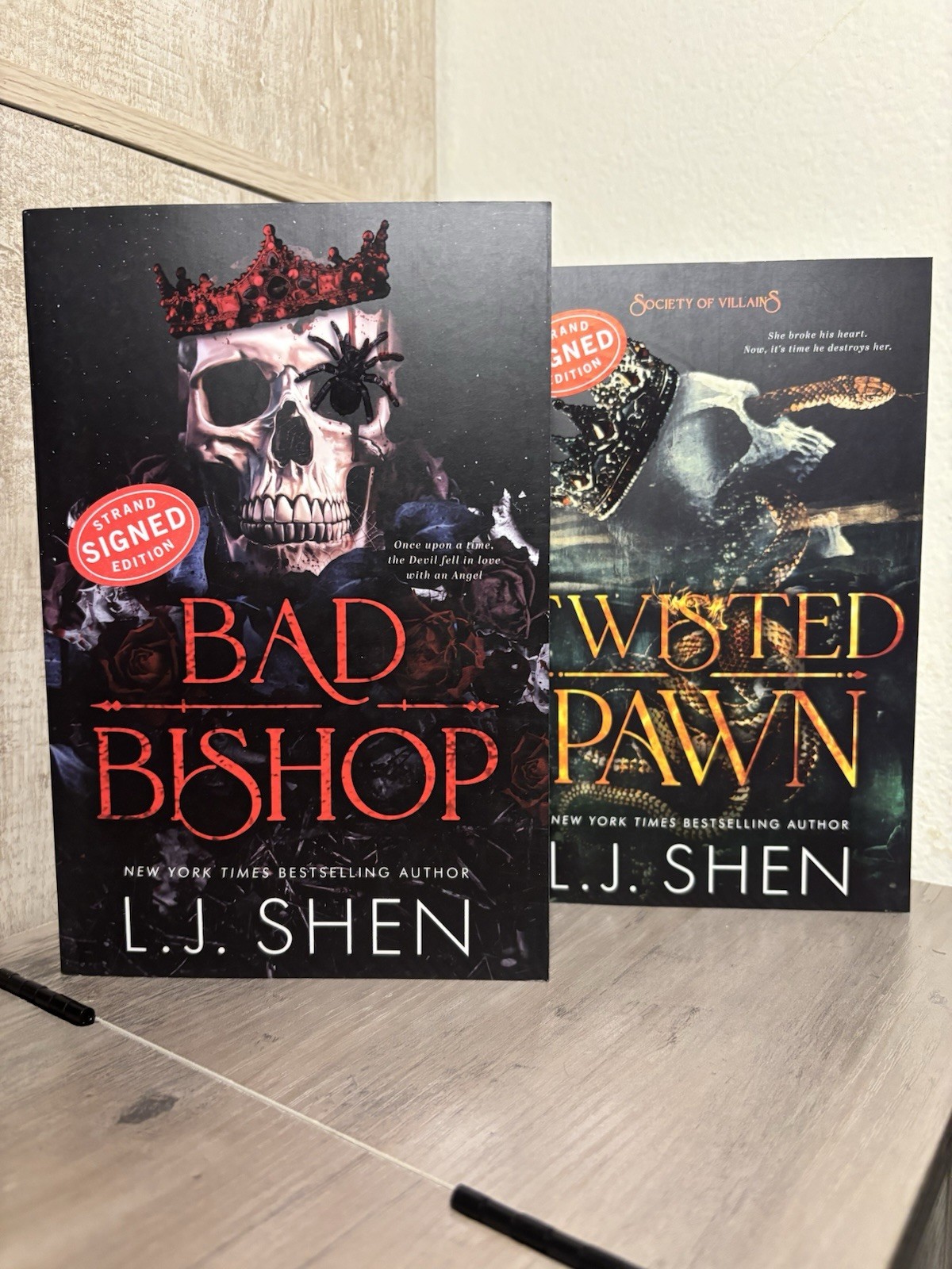 Strand Signed Deluxe Edition – LJ Shen Bad Bishop & Twisted Pawn -HAND SIGNED