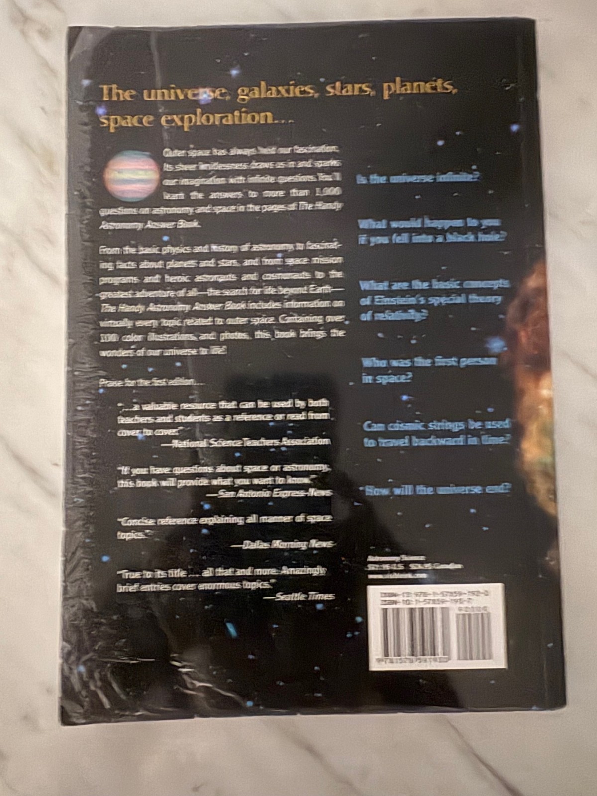 The Handy Astronomy Answer Book Paperback Charles Liu 2008 Paperback