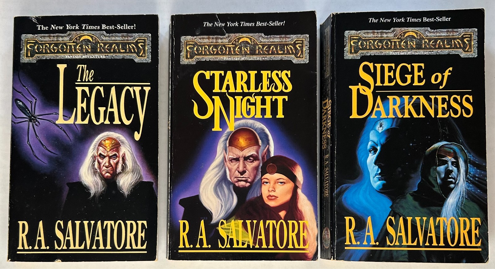 The Legacy, Starless Night, Siege of Darkness – Forgotten Realms, R.A. Salvatore