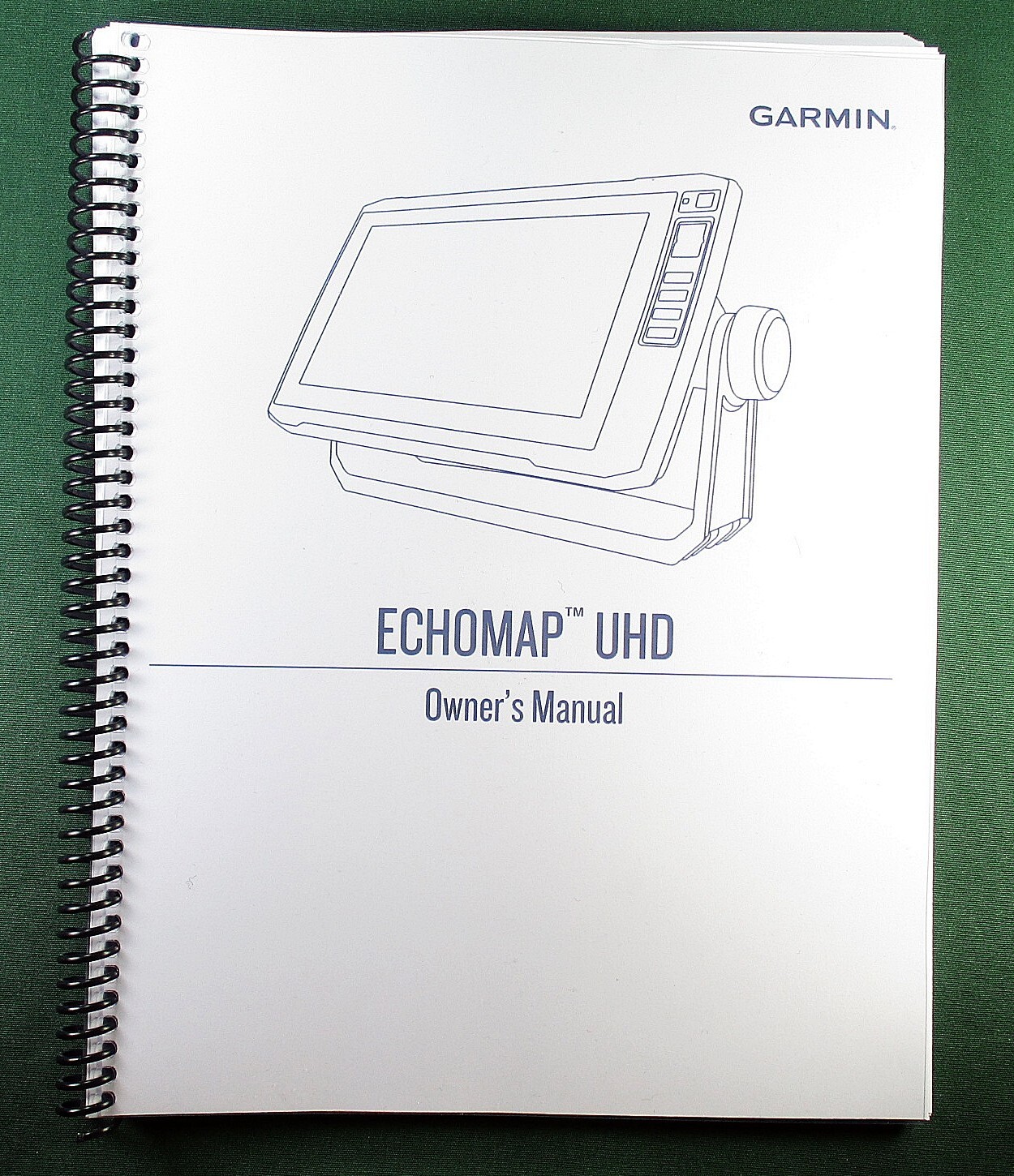 Garmin Echomap UHD 65CV Instruction Manual: Full Color 132 Pages & Clear Covers