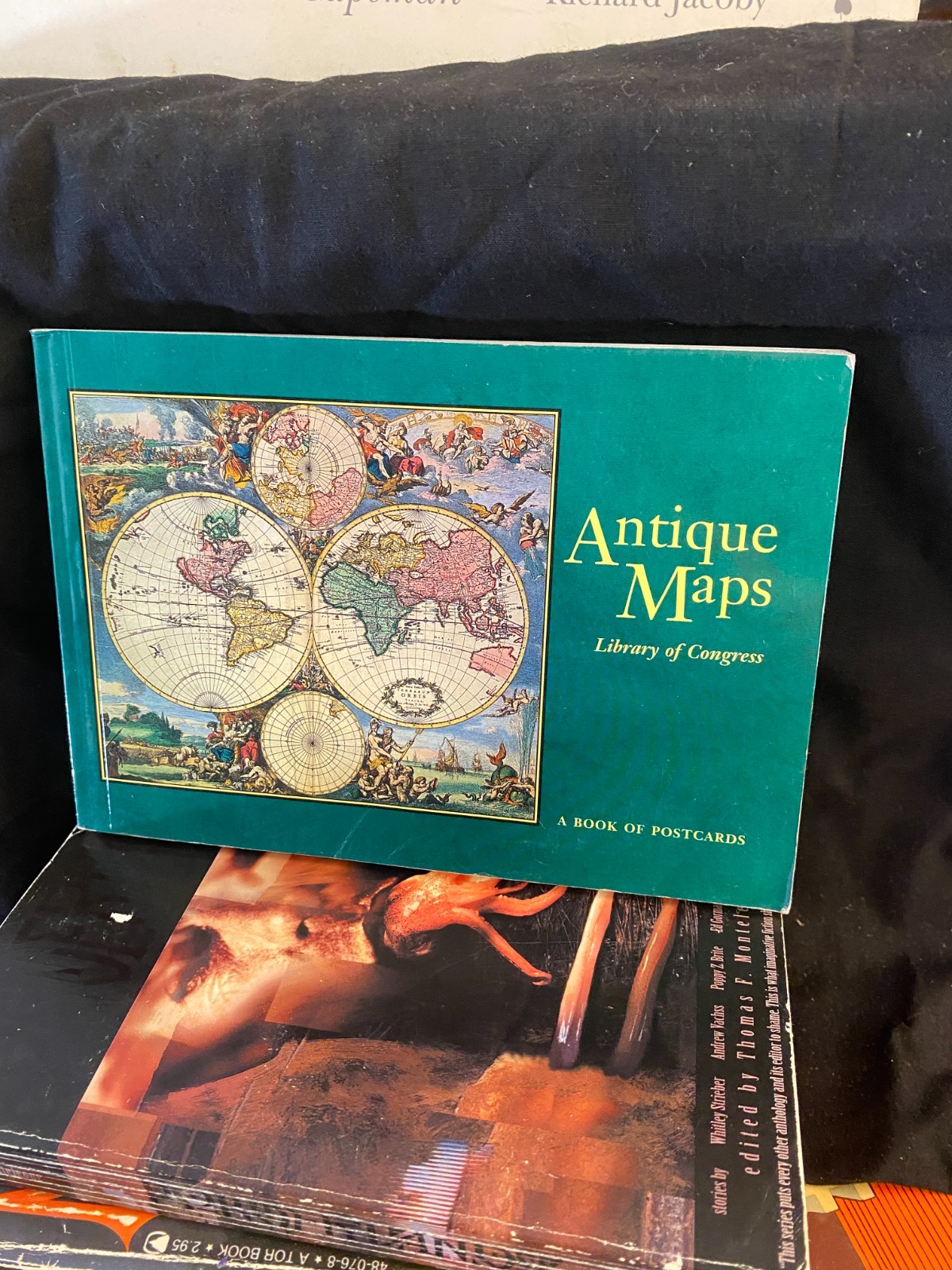 ANTIQUE MAPS Library of Congress 1999 Pomegranate Postcard Book