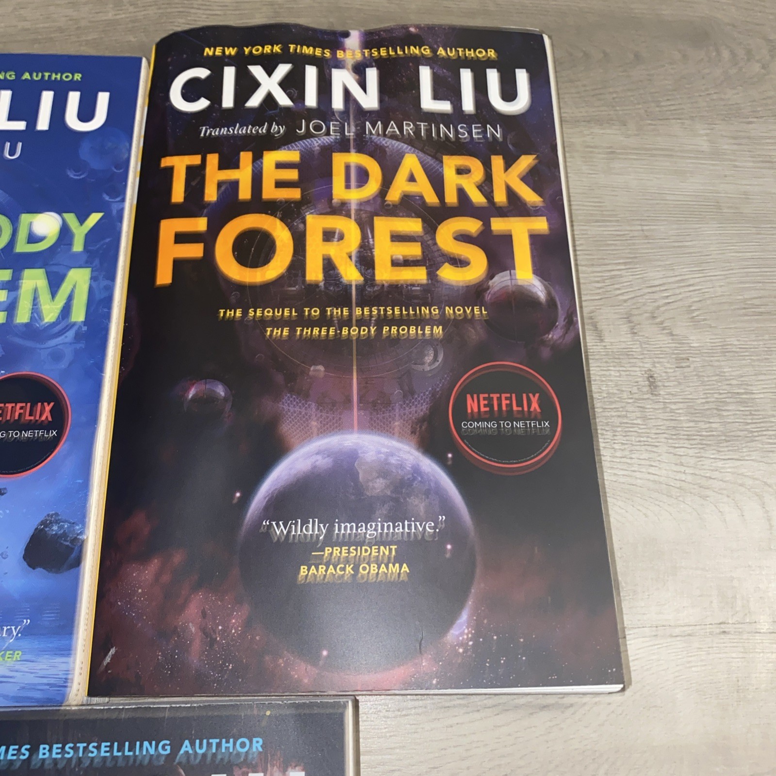 Complete The THREE BODY-PROBLEM Trilogy 1-3 Cixin Liu Book Lot PB TOR SF