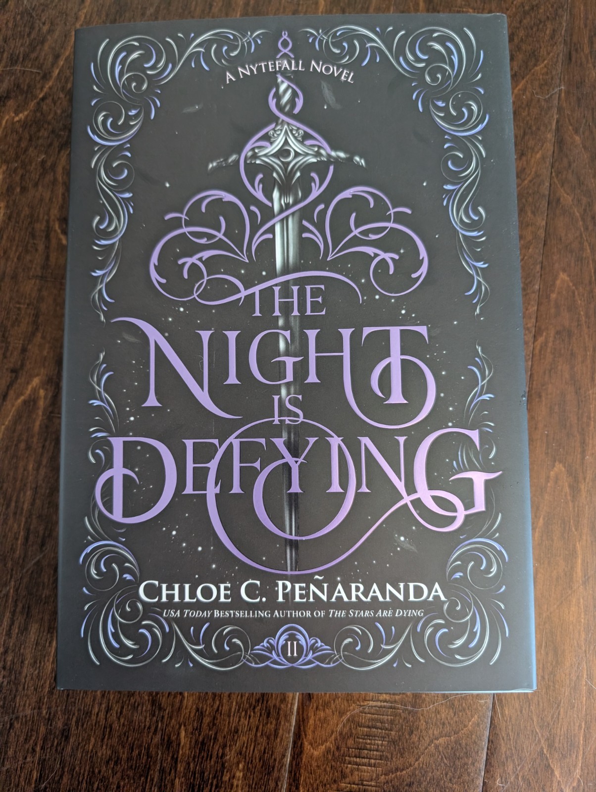 Night Is Defying by Chloe C. Peñaranda (2025, Hardcover) Sprayed Edges