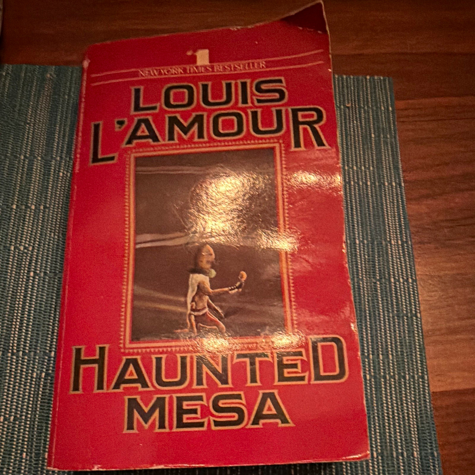 Haunted Mesa by Louis L’Amour Paperback 1997 Bantam Reprint Illus. Alan M.
