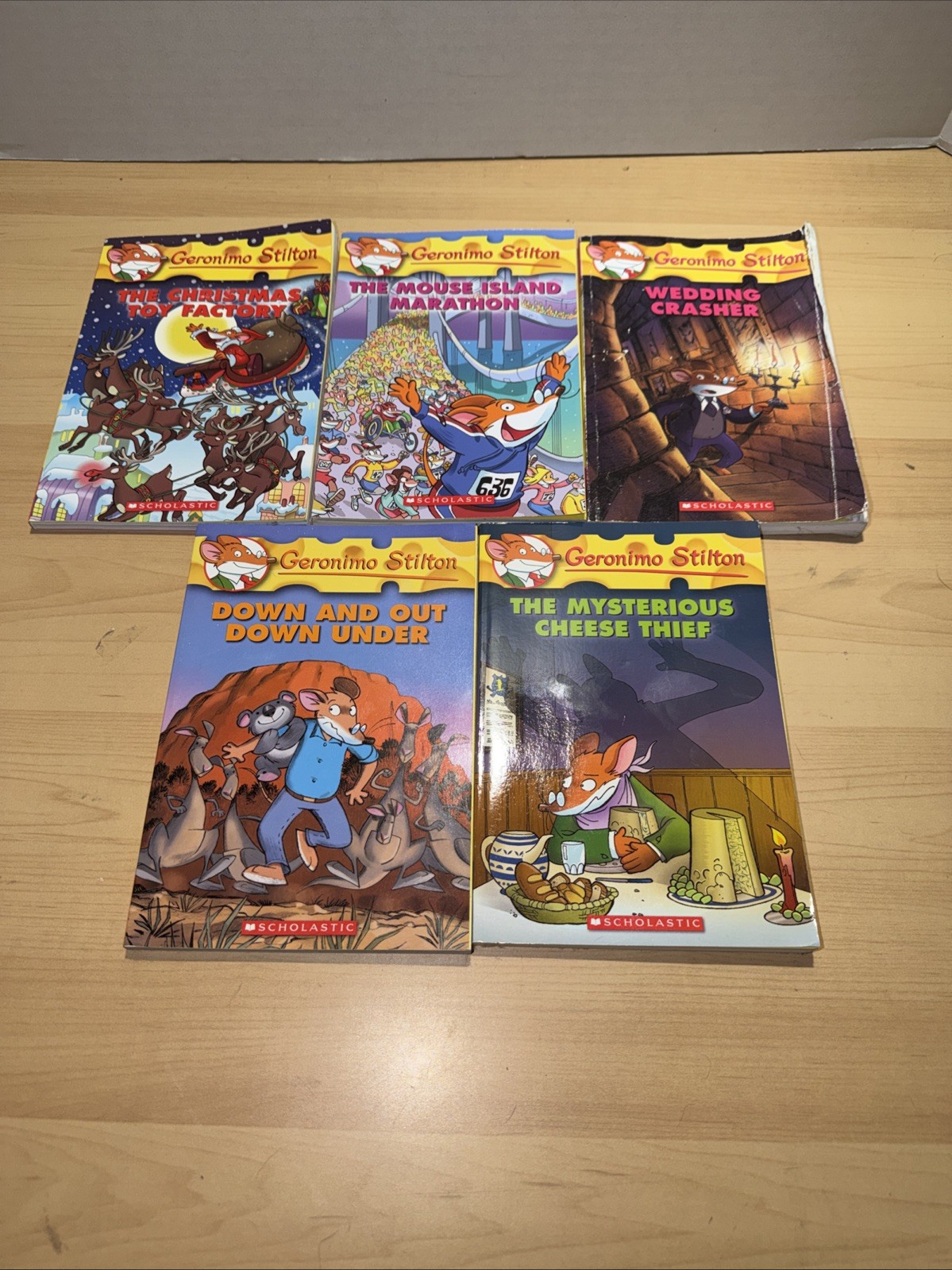 Geronimo Stilton Children’s Chapter Paperback Books Lot of 5 (27-31)
