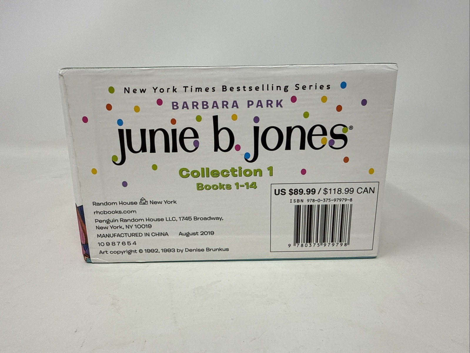 Junie B. Jones Collection 1 Books 1-14 Bonus Puzzle Box Set Plus 15 & 16