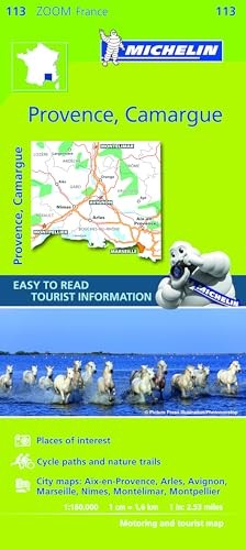 Provence, Camargue Michelin ZOOM map 113: Montp… by Michelin Sheet map, folded