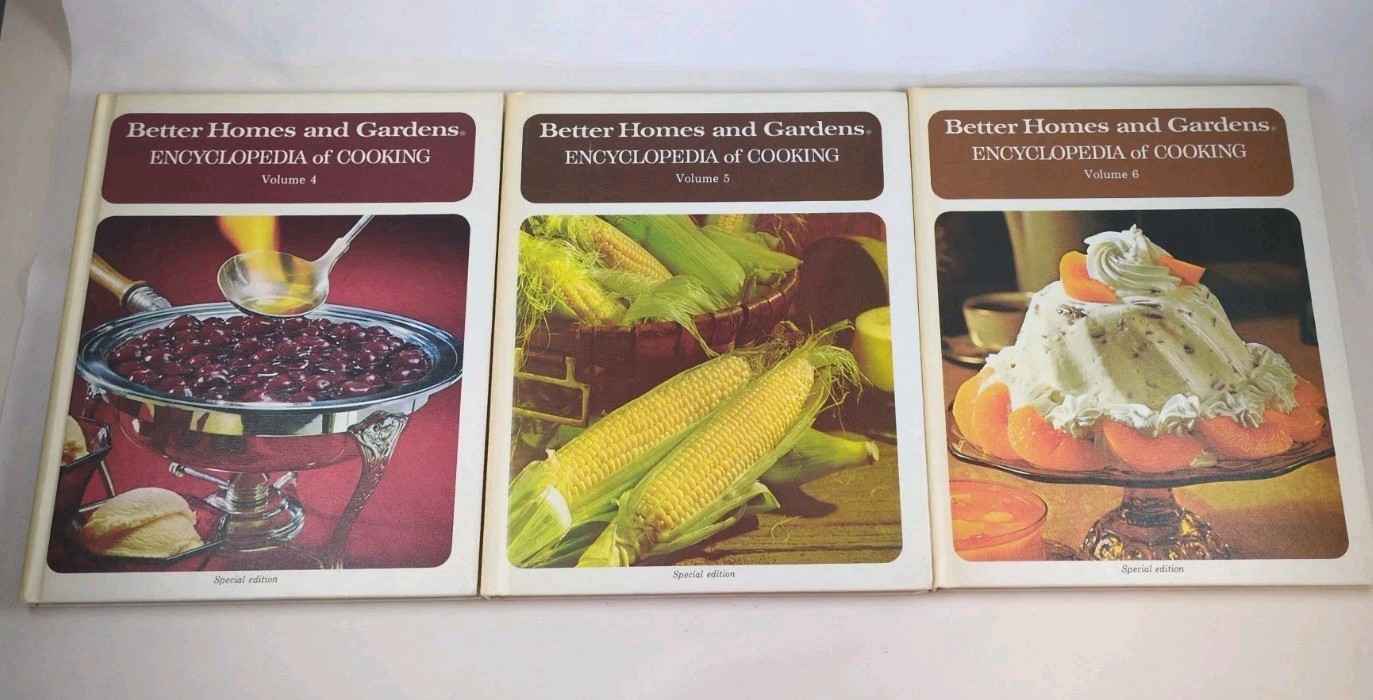 Better Homes And Gardens Encyclopedia Of Cooking, Complete Set, Vintage, 1973 HC