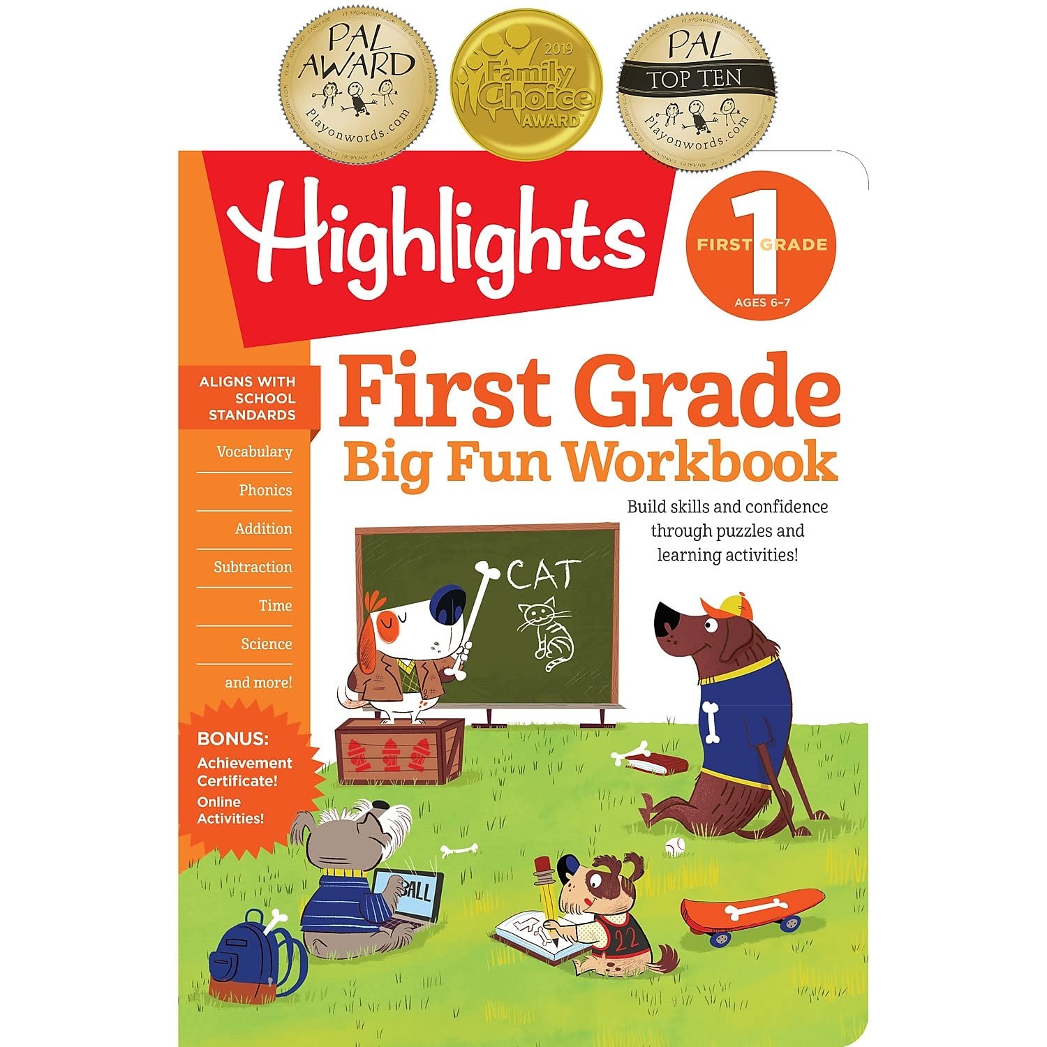 First Grade Big Fun Workbook – paperback Highlights Learning