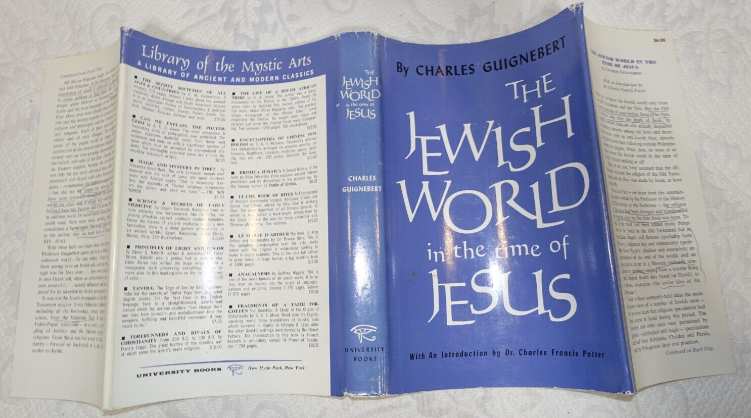 The Jewish World in the Time of Jesus by Charles Guignebert – 1968 HC/DJ