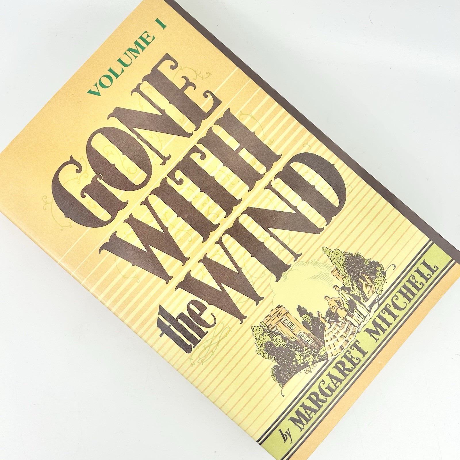 Rare Gone With The Wind Volume 1 & 2 Mitchell GK Hall Large Print Paperbacks