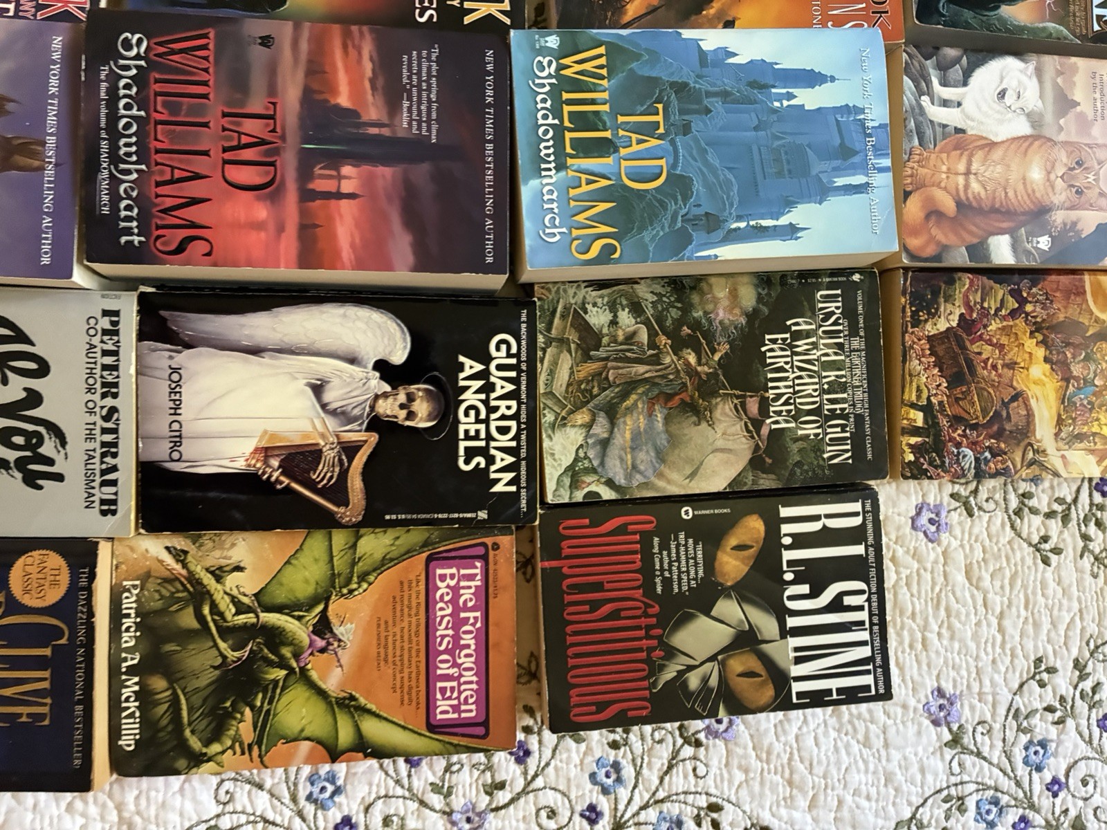 Book lot of 34 horror, fantasy and more , vintage some first edition and rare!
