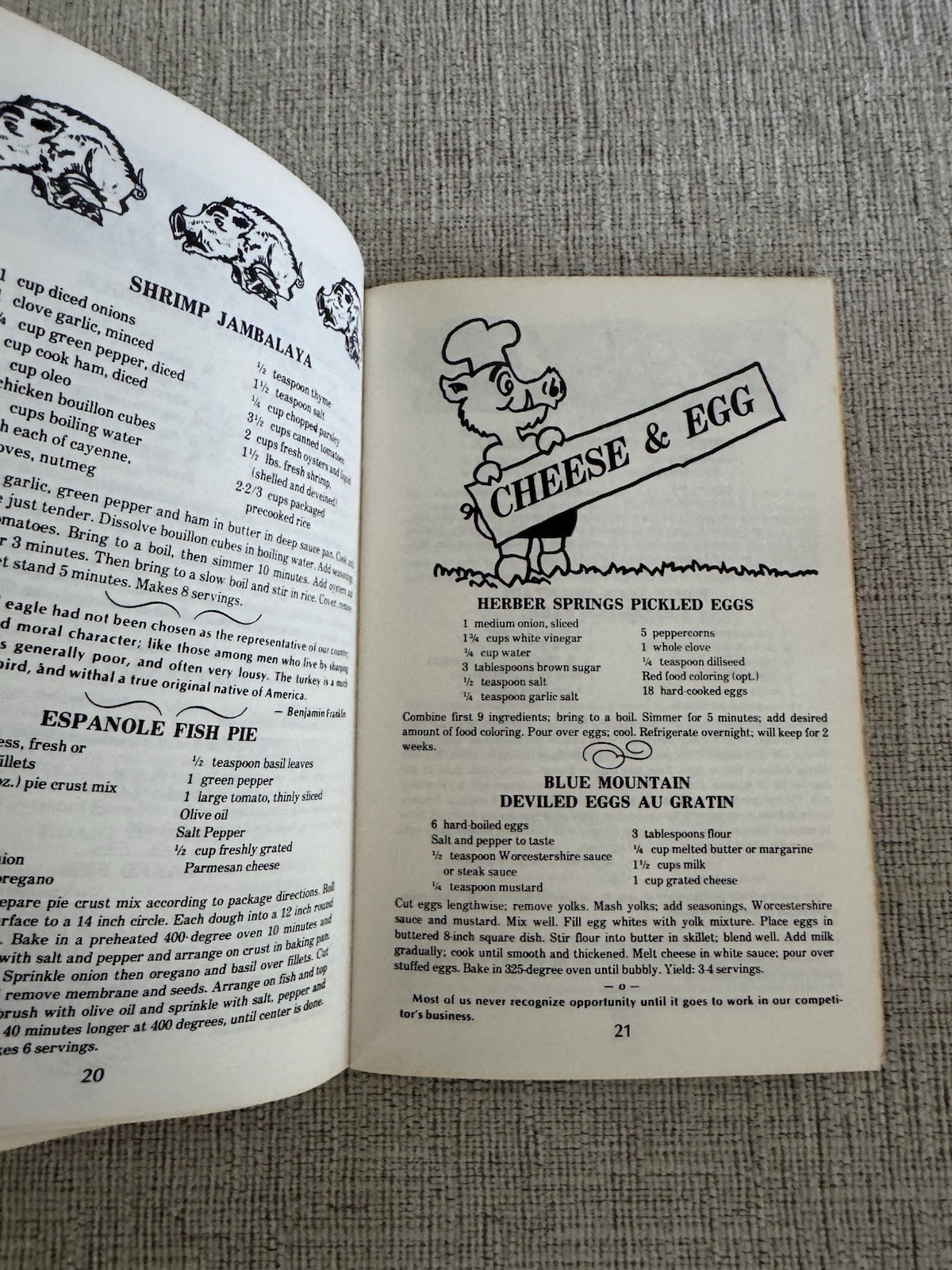 Vintage Arkansas Cooking Cookbook 1975 Jean Wade Regional Recipes PB