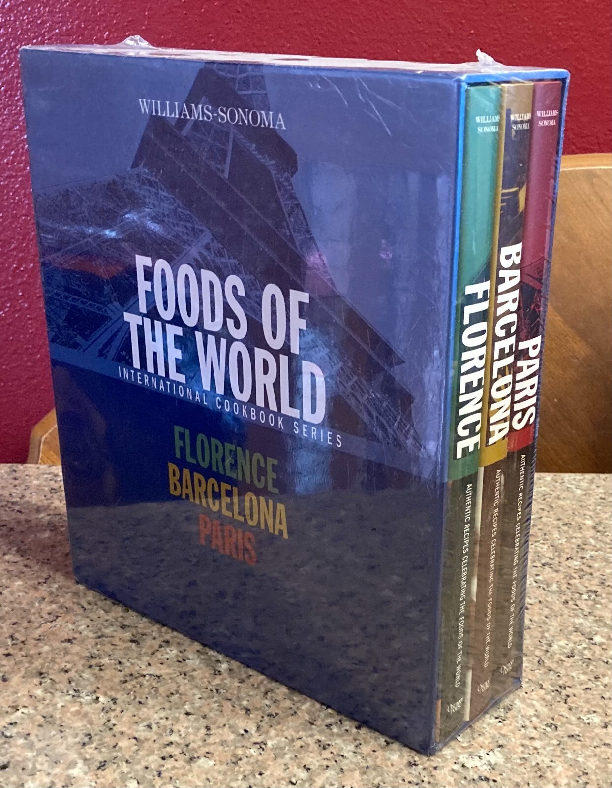 Foods of the World Paris Barcelona Florence Williams-Sonoma 3 Box Set SEALED
