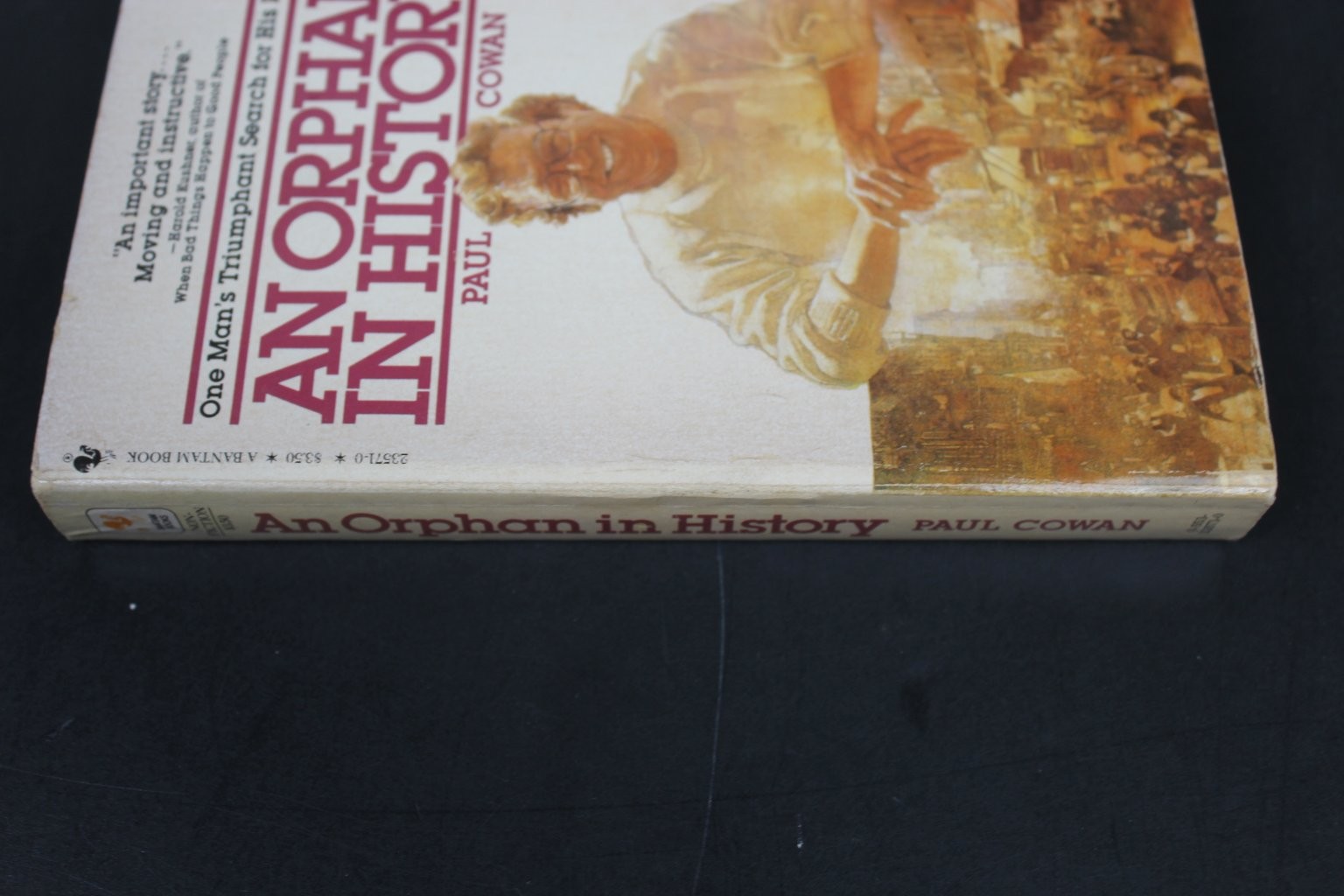 An Orphan in History Paul Cowan 1983 First Bantam Edition Memoir Jewish Roots PB